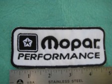Mopar Performance Chrysler Dealer Service Parts Uniform Patch Mopar Performance Chrysler Dealer Service Parts Uniform Patch