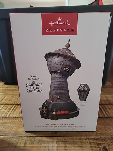 2024 Hallmark Dr. Finkelstein's Lab albero magico topper incubo prima di Natale  - Foto 1 di 6