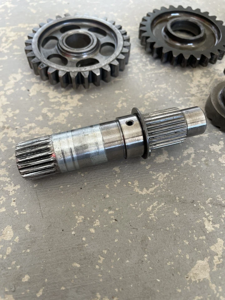 Honda Cr250r 1999 fabricante de equipos originales engranaje de arranque y engranaje de rueda loca Foto 3 de 4