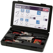 Bahco 9938 2928 Ensemble De Pinces À Circlips 3 Pinces Réglables Avec Embouts