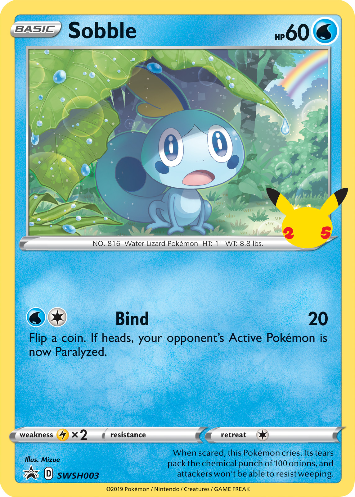Sobble (SWSH003) (Jumbo Card) [First Partner Pack]
