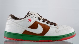 Nike Dunk Low Pro SB Cali White Green Size 9.5 304292 211 California Star |  eBay