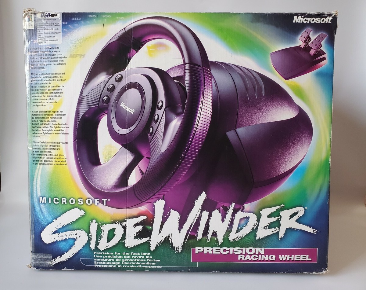 Microsoft SideWinder Precision Racing Wheel | eBay