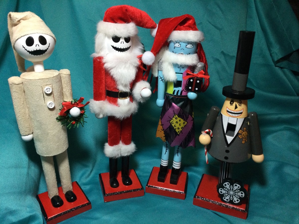 Nightmare Before Christmas Nutcracker Set Jack Sally Mayor 2021 NWT!