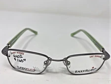 EASYTWIST KIDS EYEGLASSES FRAME ET971 20 40-16-115 GUNMETAL/BLACK/GREEN LZ95