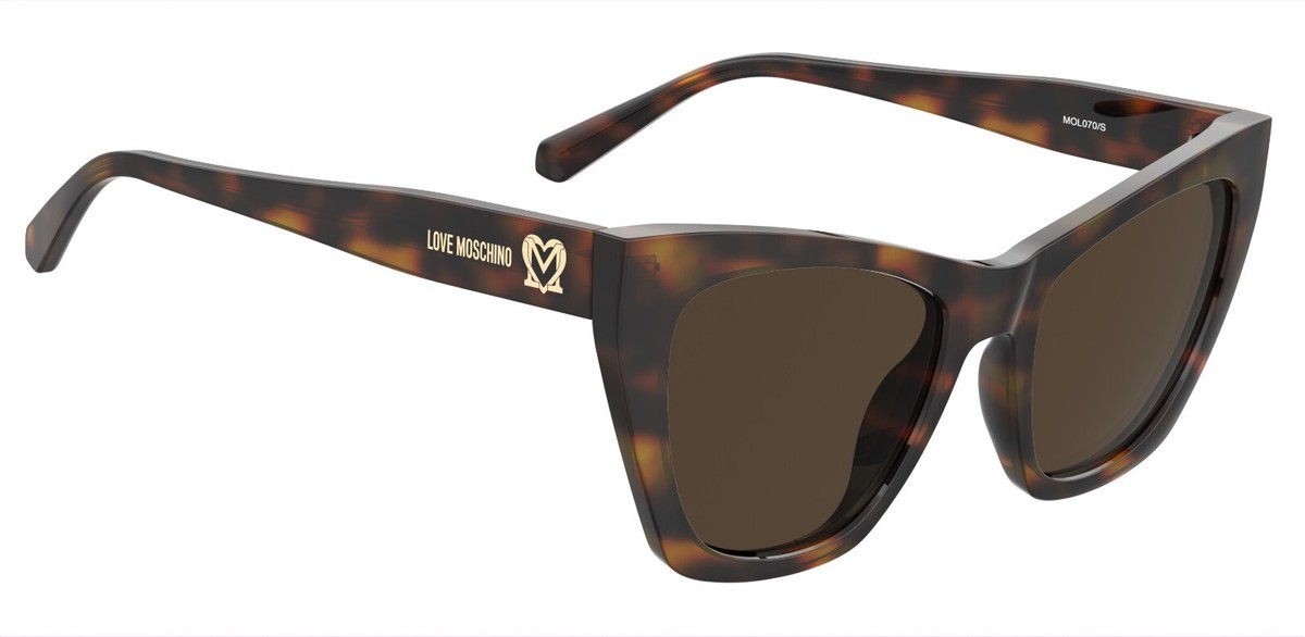 Lunettes De Soleil LOVE MOSCHINO 070/S 086 (70) HAVANE/BRUN