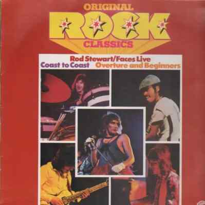 LP Rod Stewart / Faces Coast To Coast Overture And Beginners NEAR MINT Warner