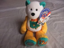 50 States Of America Limited Treasures Ohio 17th State Coin Bear--NWT