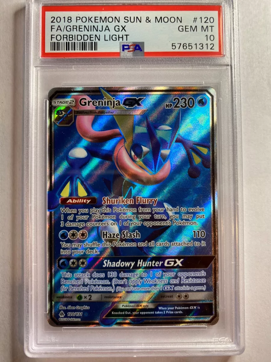 Card Greninja-GX 120/131 da coleção Forbidden Light