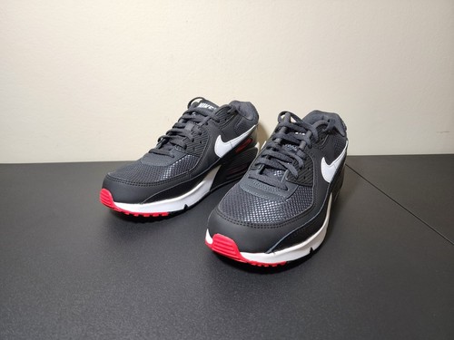 Nike Air Max 90 GS Dark Smoke White DH4349 001 Kids Shoes Youth Size 6Y NEW - 第 2/11 張圖片
