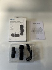 Boya By-v1 Wireless Lavalier Microphone For Iphone 2.4ghz Plug Mini Clip Mic 2