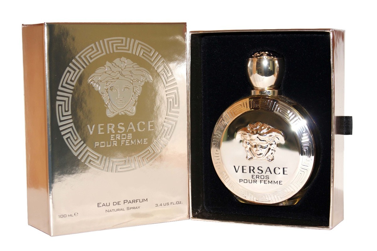VERSACE EROS POUR FEMME オードトワレ Versace Eros Pour Femme By Versace 3.4/3.4 oz Edp Spray For Women