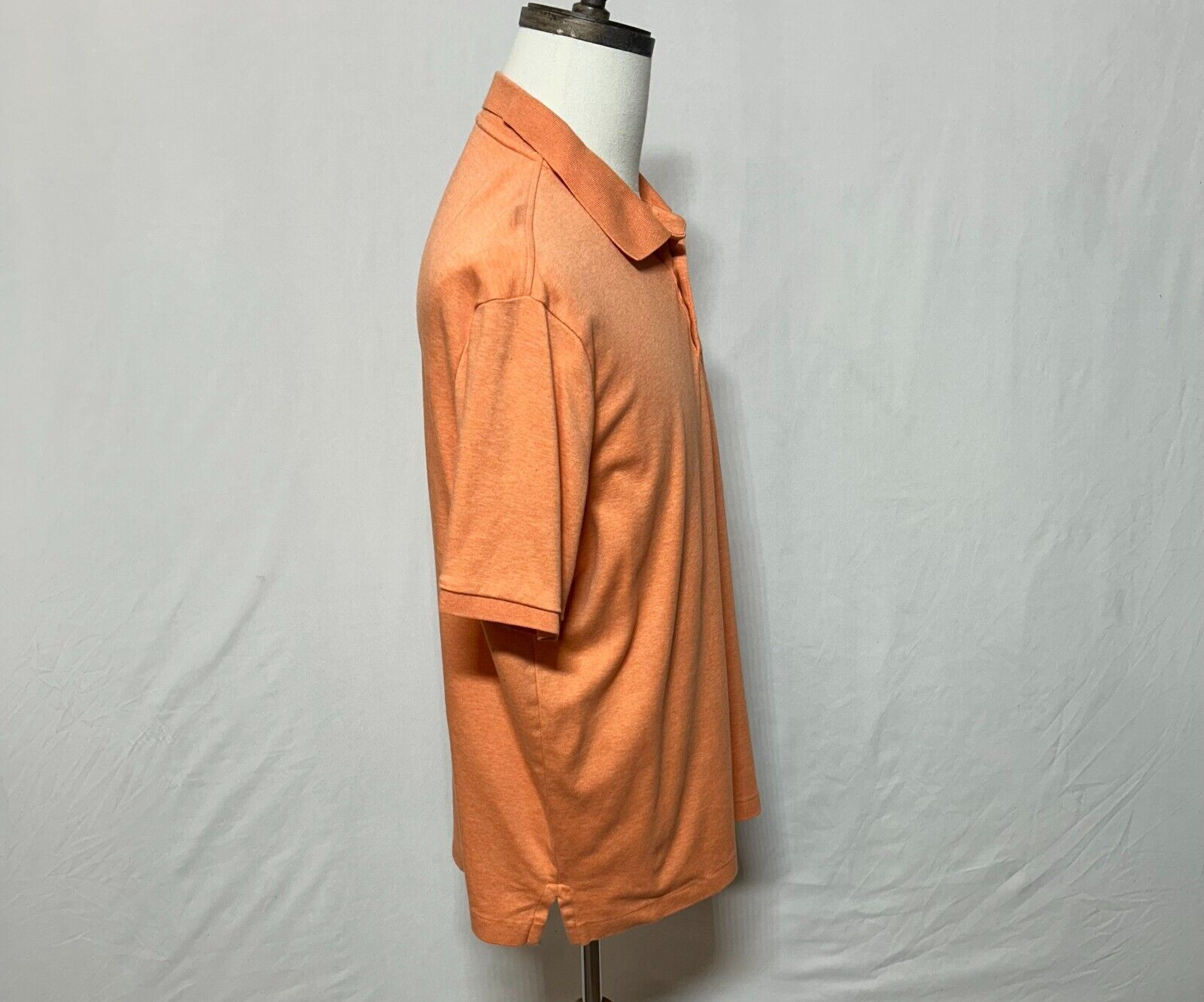 Polo Ralph Lauren camicia uomo grande arancione carne pony vestibilità classica golf polo