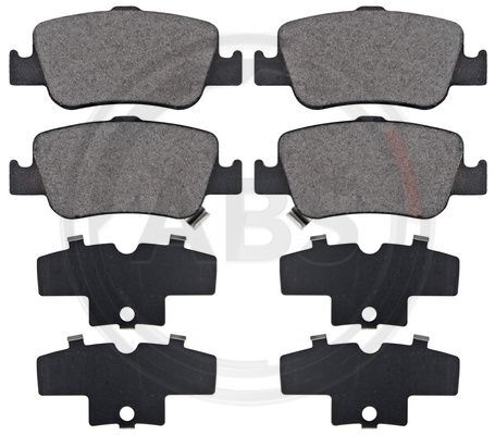 37616 A.B.S. Brake Pad Set, disc brake for TOYOTA