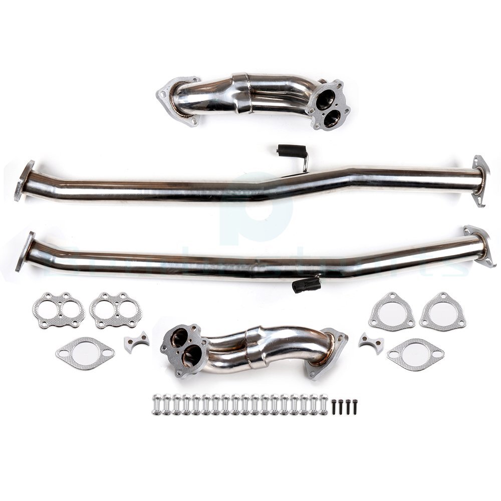 Stainless Steel Exhaust Pipe FOR Nissan 300ZX Turbo 3.0L for