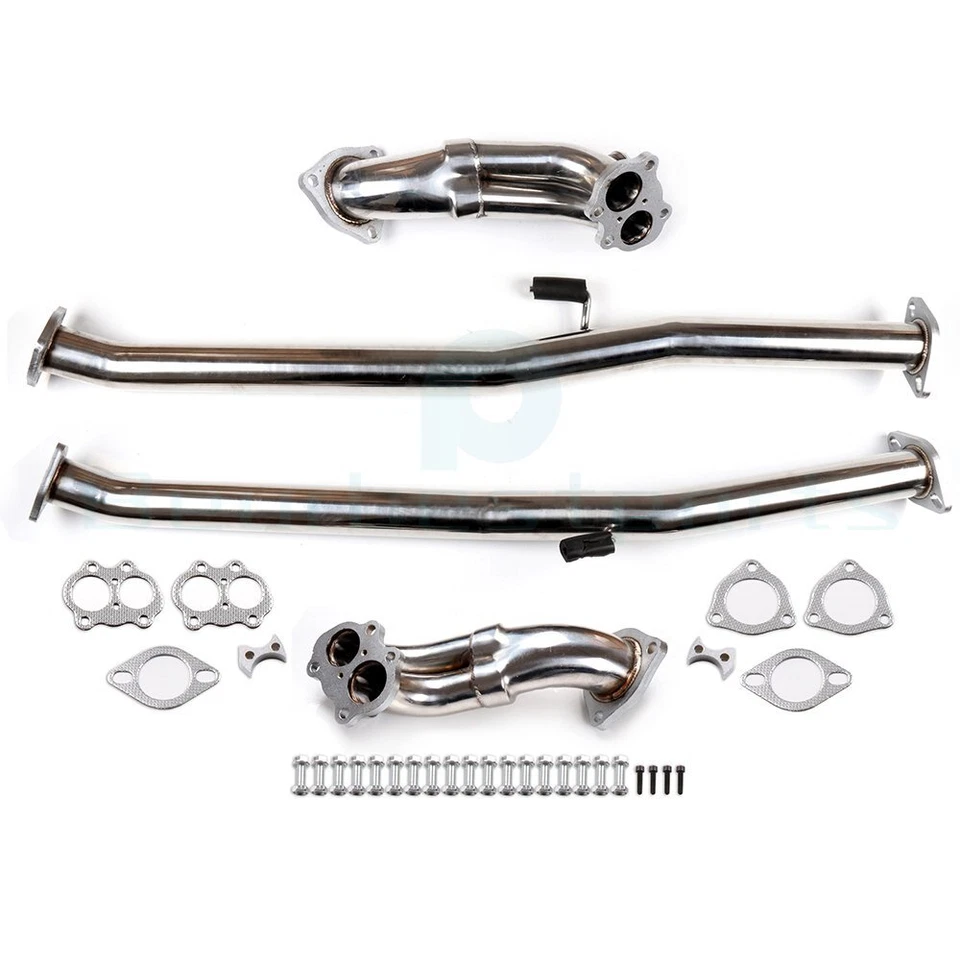 Stainless Steel Exhaust Pipe FOR Nissan 300ZX Turbo 3.0L for Z32 VG30DETT 90-96 Foto 3 de 4