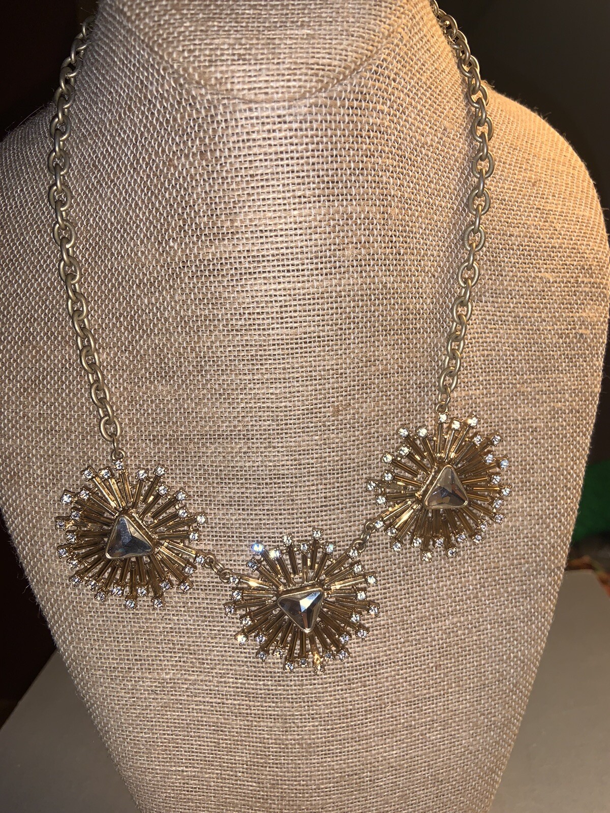 The Limited Statement Rhinestone Necklace ~ Gorge… - image 1