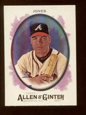 2017 Topps Allen & Ginter Hot Box Foil #220 Chipper Jones ⚾ HOF