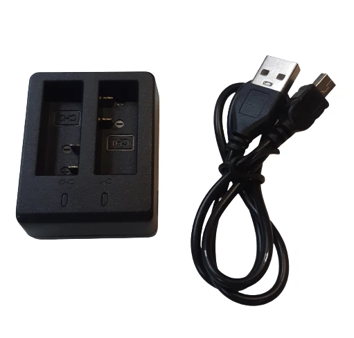 chargeur double pour batterie de caméra type Action CAM - Photo 1/1