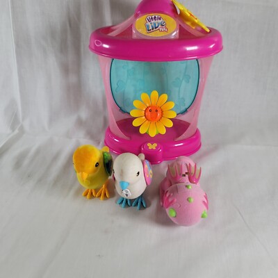 Lot Of 3 Untested Little Love Pets With Cage - Read DESCRIPTION 