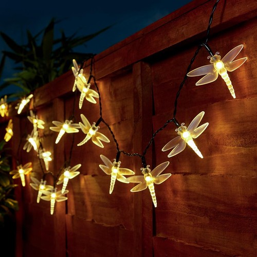 5m Battery LED Outdoor Fairy String Timer Green Cable Lights | Berry Heart Star - Picture 112 of 173