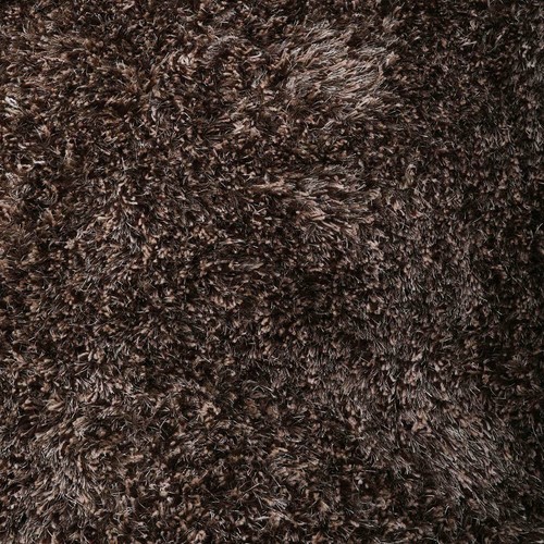 Eco-Friendly Hand Tufted Shag Polyester Area Rug Solid Beige Brown BBK00105 - Picture 5 of 9