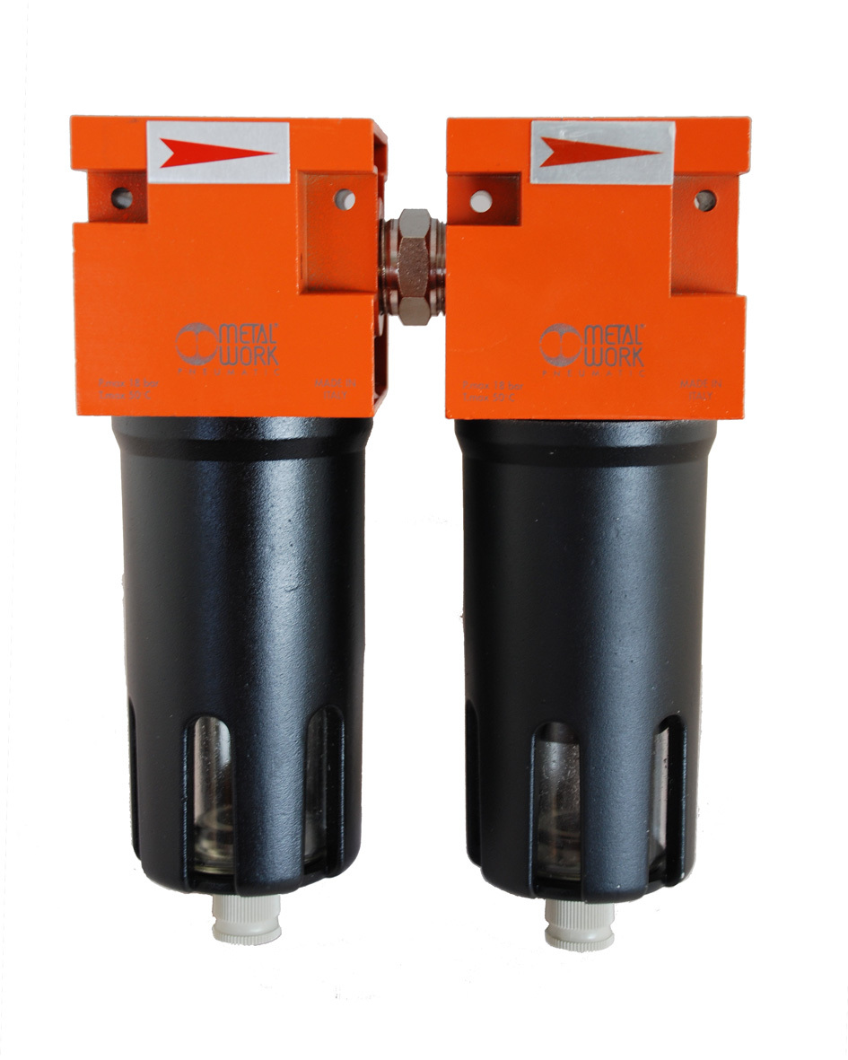 2 Stage Air Filter Breathing Set Spraybooth Coalescer Carbon