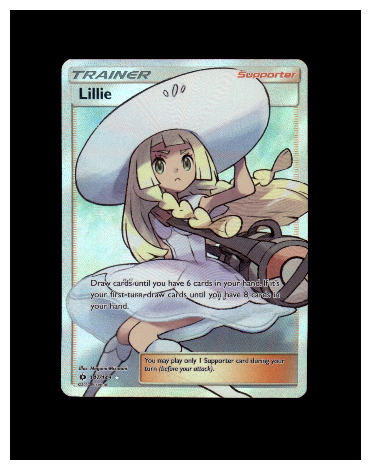 Lillie (Full Art) 147/149 Holo - Pokemon SM Base Set