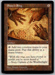 Sisay's Ring - Visions #154 - Common Artifact