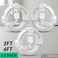 Fast Charger Cable USB Charging Cord For iPhone 14 13 12 11 ProMax XS XR 8 7 SE