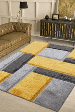 Soft Modern Shaggy Area Rug Large Floor Runner Living Room Bedroom Carpet Mats