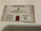 A 2026 One OZ .999 Titanium LibertyEagleCoin Comes With A Certificate