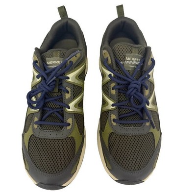 Merrell Men's Tempo EXP Low Waterproof Hiking Shoes - Olive Size 10.5 New