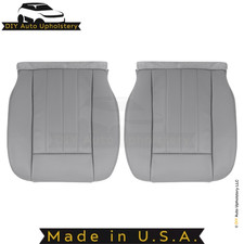 2004-2006 Fits Dodge Dakota Leatherette Front Bottom Seat Covers Gray 2004-2006 Fits Dodge Dakota Leatherette Front Bottom Seat Covers Gray