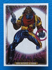 Bishop 2024 Skybox Marvel Masterpieces '92 Platinum Leather #6
