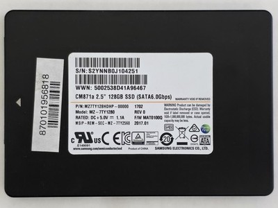 128GB Samsung CM871a - 2.5'' SATA III SSD
