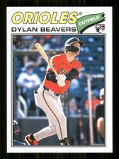 2026 Topps Heritage #48 Dylan Beavers RC Baltimore Orioles 65111