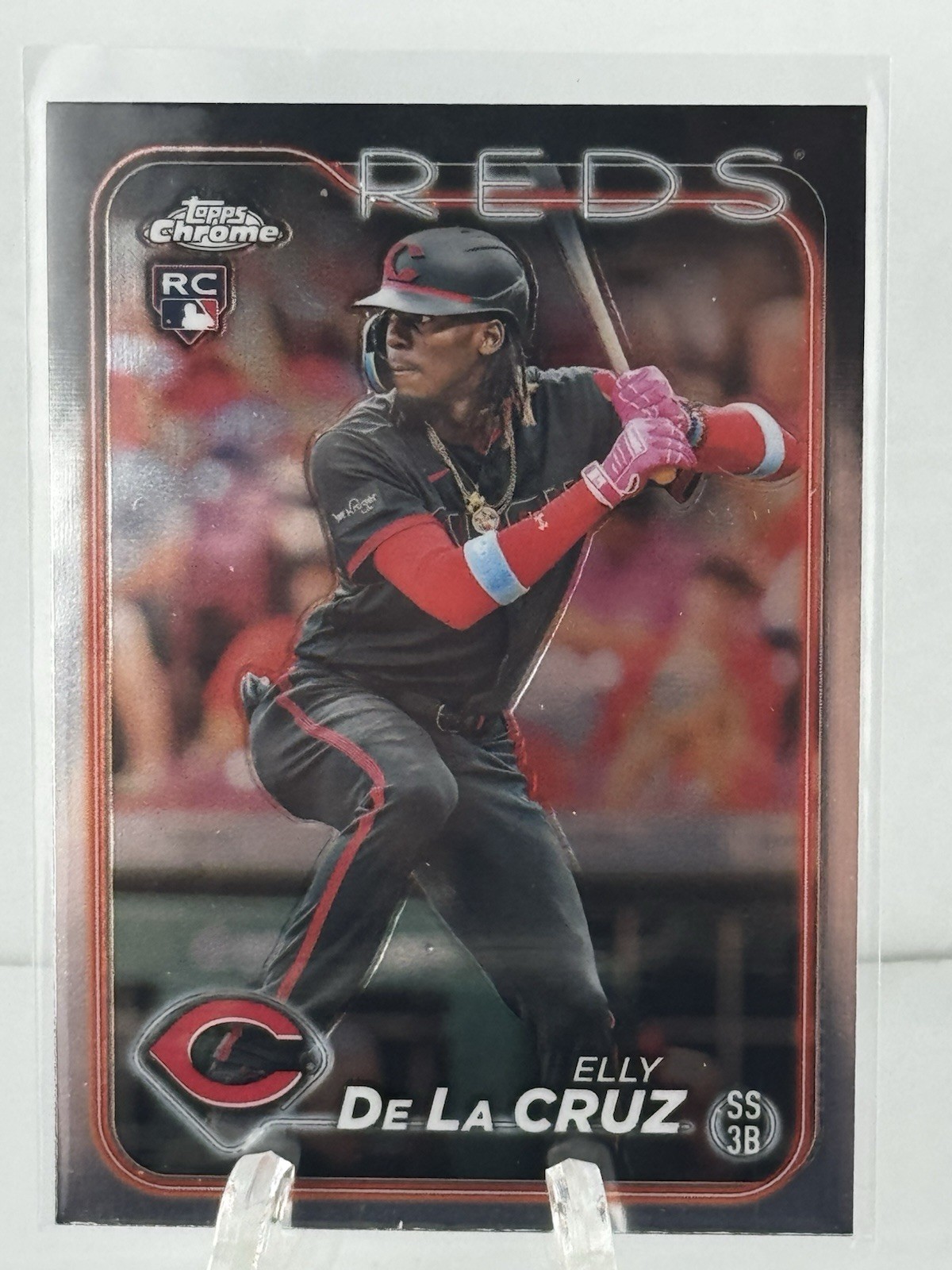 2024 Topps Chrome - Elly De La Cruz #44 (RC) Rookie Card - Cincinnati Reds