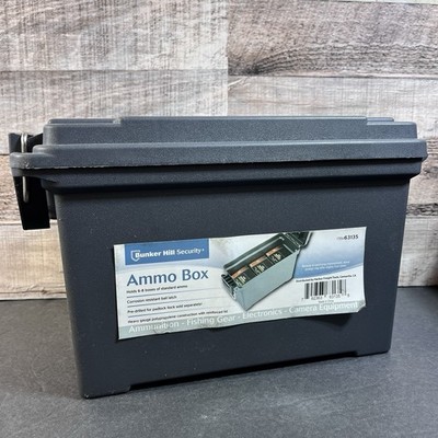 Bunker Hill Security Ammo Box Heavy Gauge Polypropylene w/ Reinforced Lid 63135