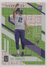 2017 Panini Unparalleled Lime Green Kai Forbath #139 00hn