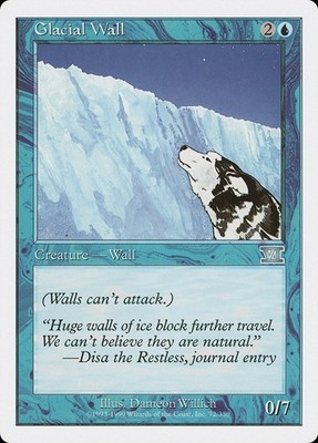 1x Glacial Wall - LP - 6th Edition - mtg - SPARROW MAGIC