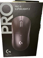 Logitech G PRO X SUPERLIGHT 2 LIGHTSPEED Gaming Mouse BLACK NEW IN SEALED BOX
