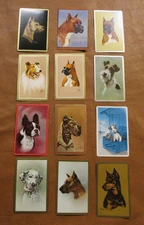 12 Vintage Misc Dogs Swap Cards #3