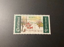 U.S. Scott #1384 Christmas - Winter Sunday in Norway Maine MNH OG Fine TN PreCnx
