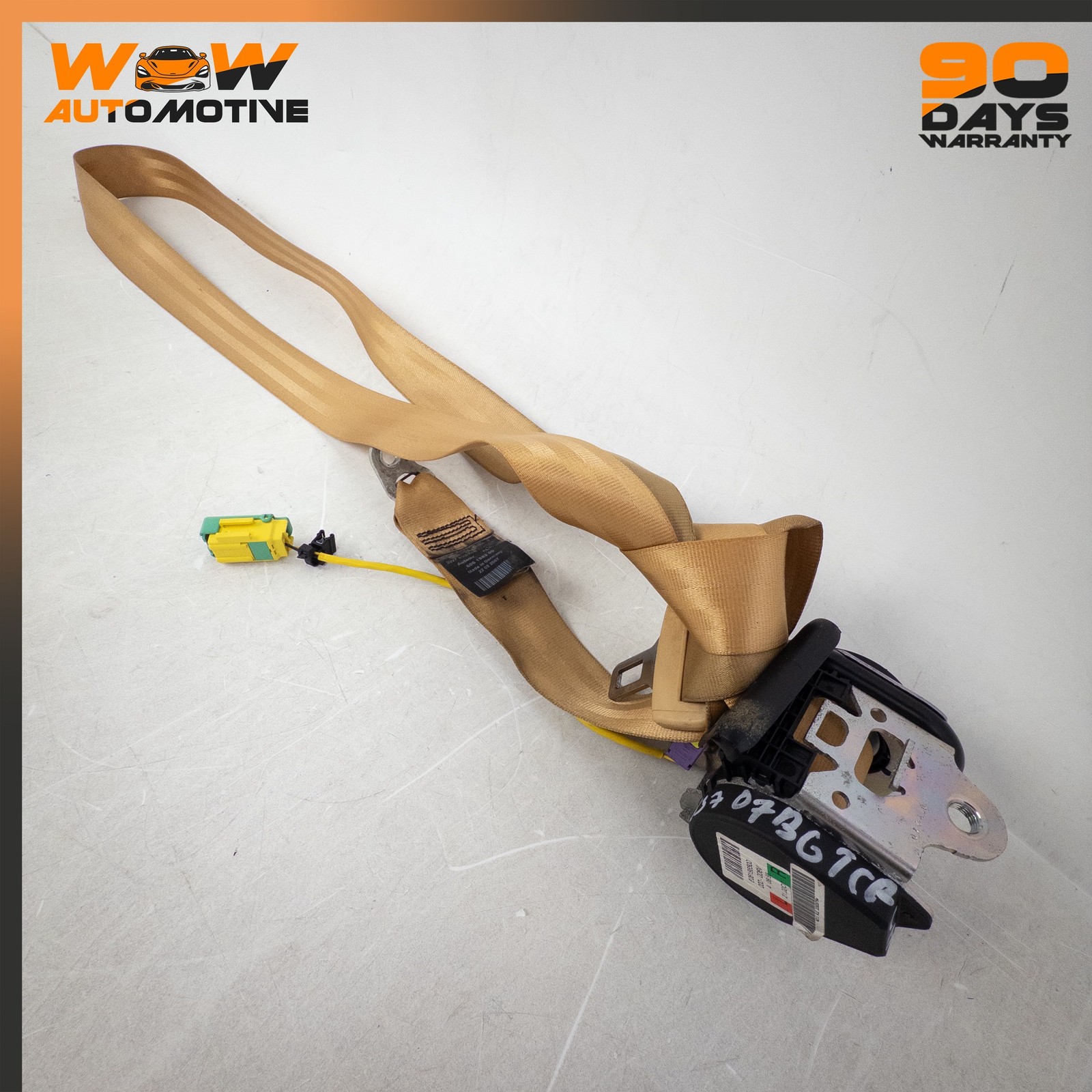 07-17 BENTLEY CONTINENTAL GTC REAR LEFT DRIVER SIDE SAFETY SEAT BELT OEM