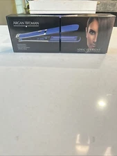 Argan Woman Ionic Straight Professional Straightening And Styling Iron- blue