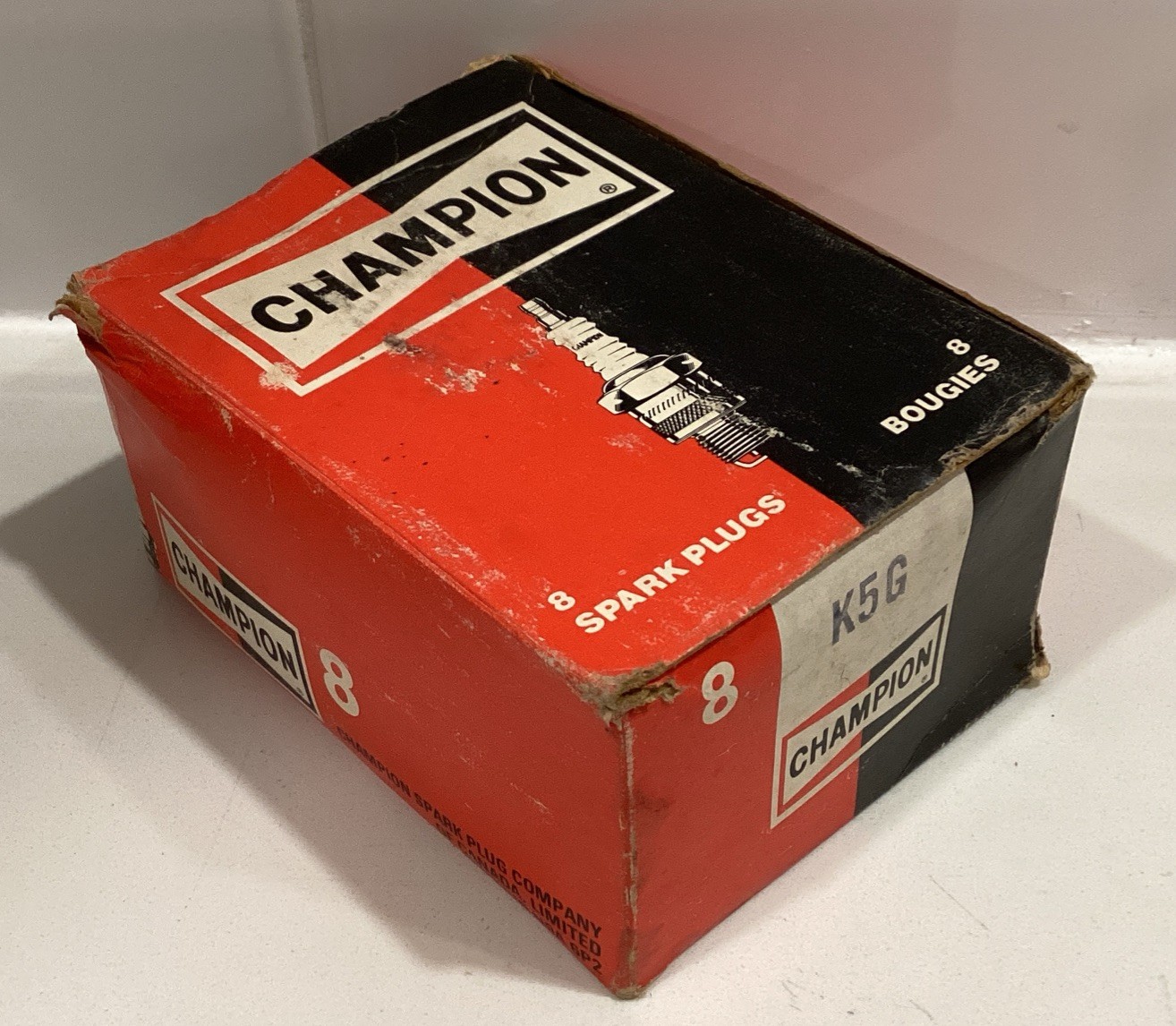 K5G Champion Spark Plugs NOS  8 Spark Plugs 