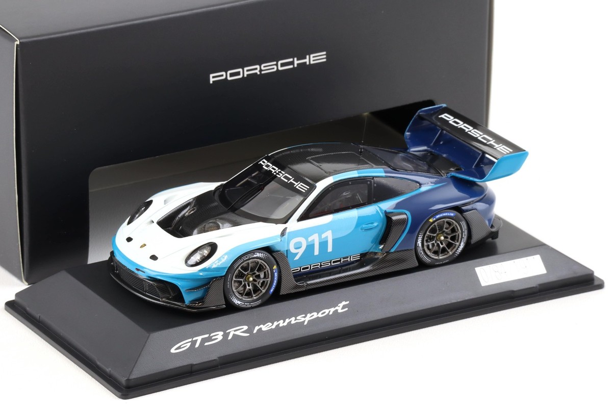 1:43 Spark Porsche 911 992 GT3 R Racing Speed Icon Blue/White WAP