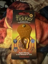 1 Original TICK KEY Tick Removal Device Kids Adults Pets USA Made Aluminum
