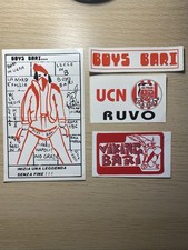 Adesivi Ultras Bari Ucn 1976 Vintage Anni 90 Curva Nord Bari Teschio Alato